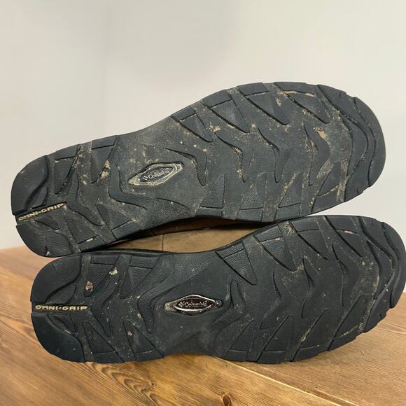 Columbia Shirebrook LeatherWaterproof Winter Boots Womens 8.5 Fleece Omni Grip - Picture 7 of 14